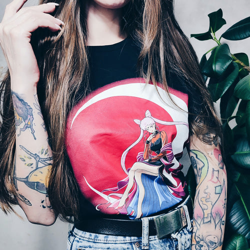 Produktbild Sailor Moon - Bright Moon T-shirt svart