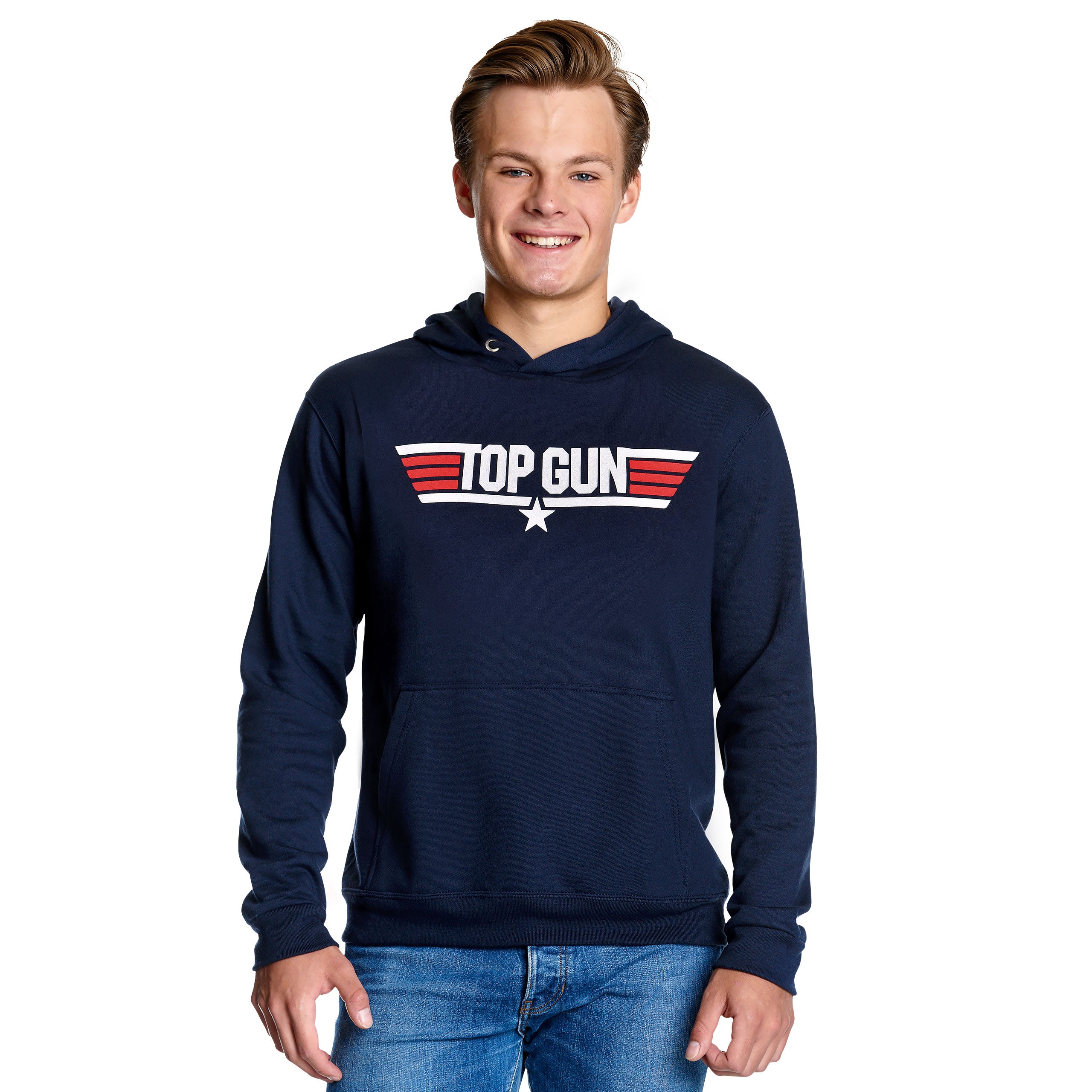 Produktbild Top Gun - Logo Huvtröja blå