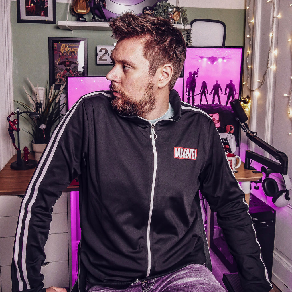 Produktbild Marvel - Logotyp träningsjacka svart