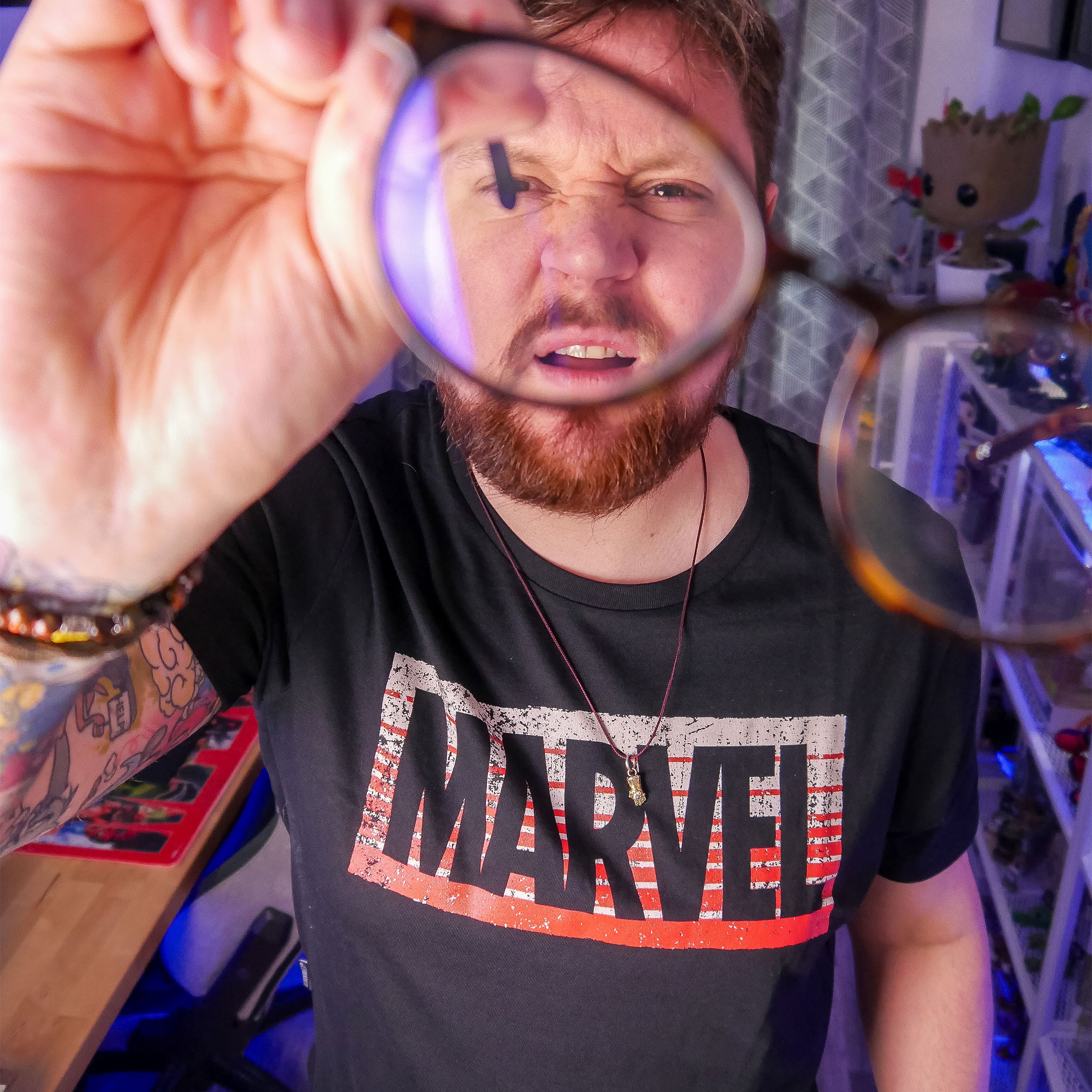 Produktbild Marvel - Guardians Logo T-shirt svart