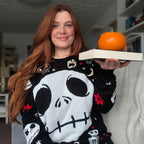 Produktbild Nightmare Before Christmas - Jack Skellington stickad tröja