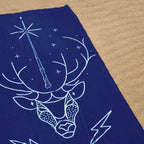 Produktbild Expecto Patronum badhandduk blå - Harry Potter