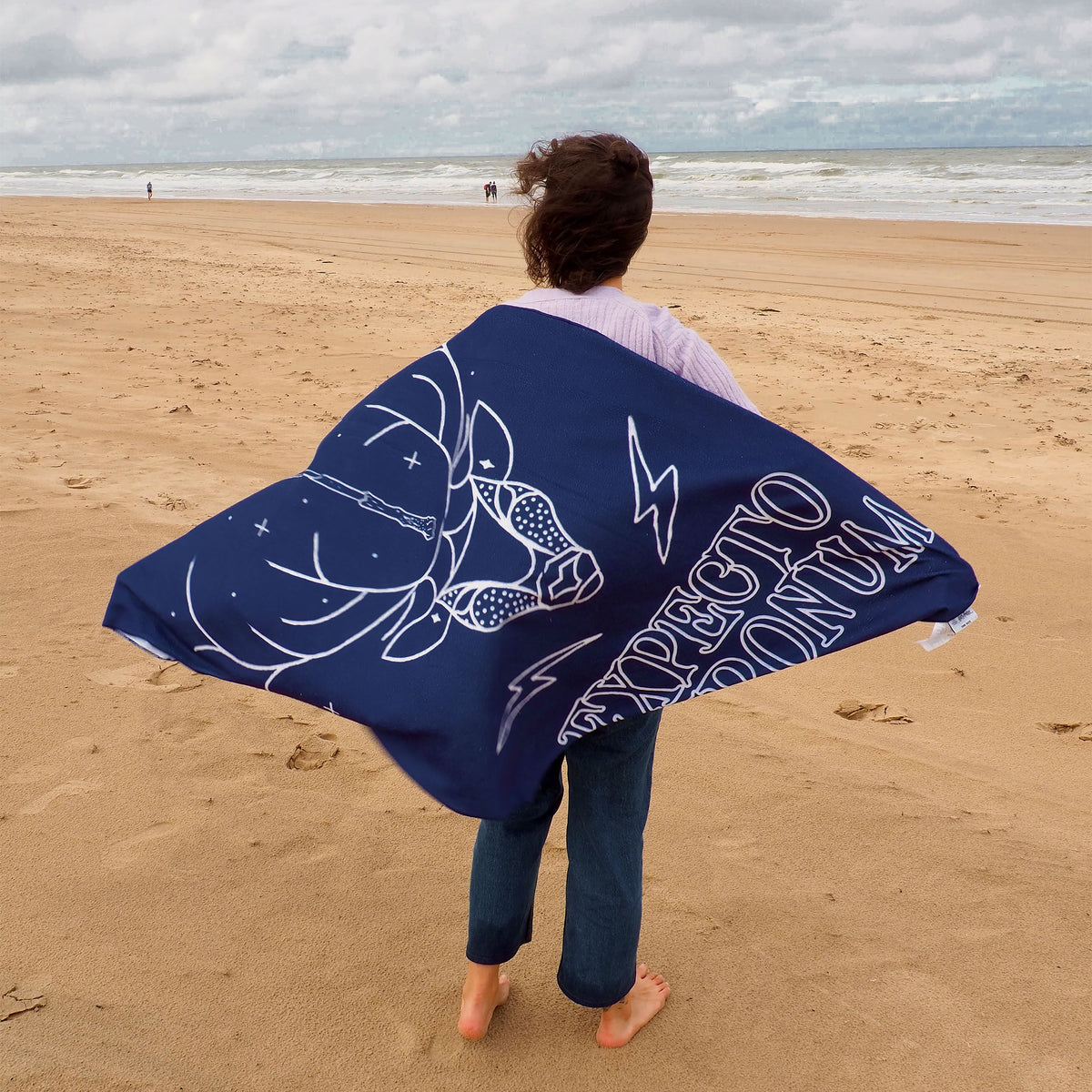 Product image Expecto Patronum towel blue - Harry Potter