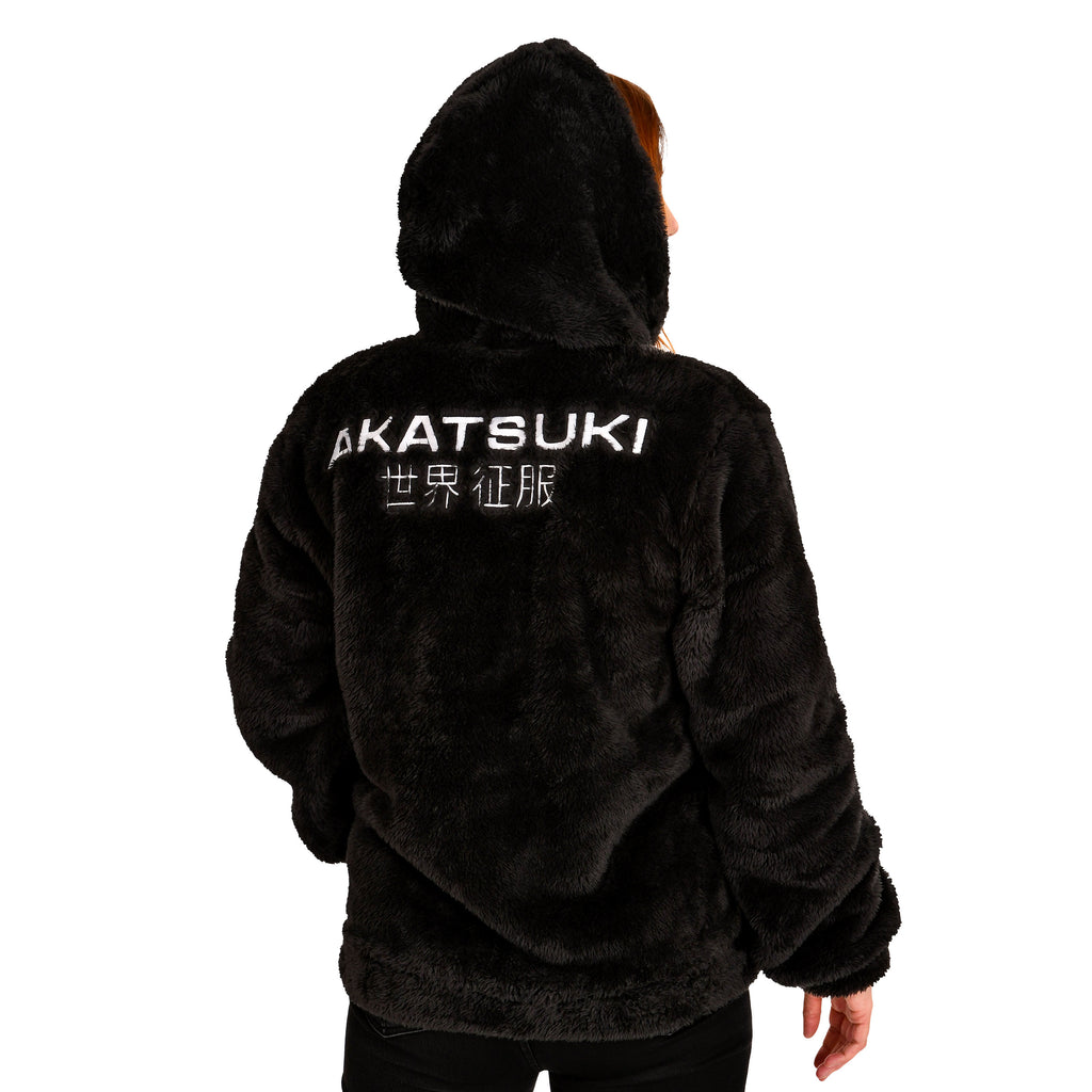 Produktbild Naruto - Akatsuki Plyschjacka med Huva svart
