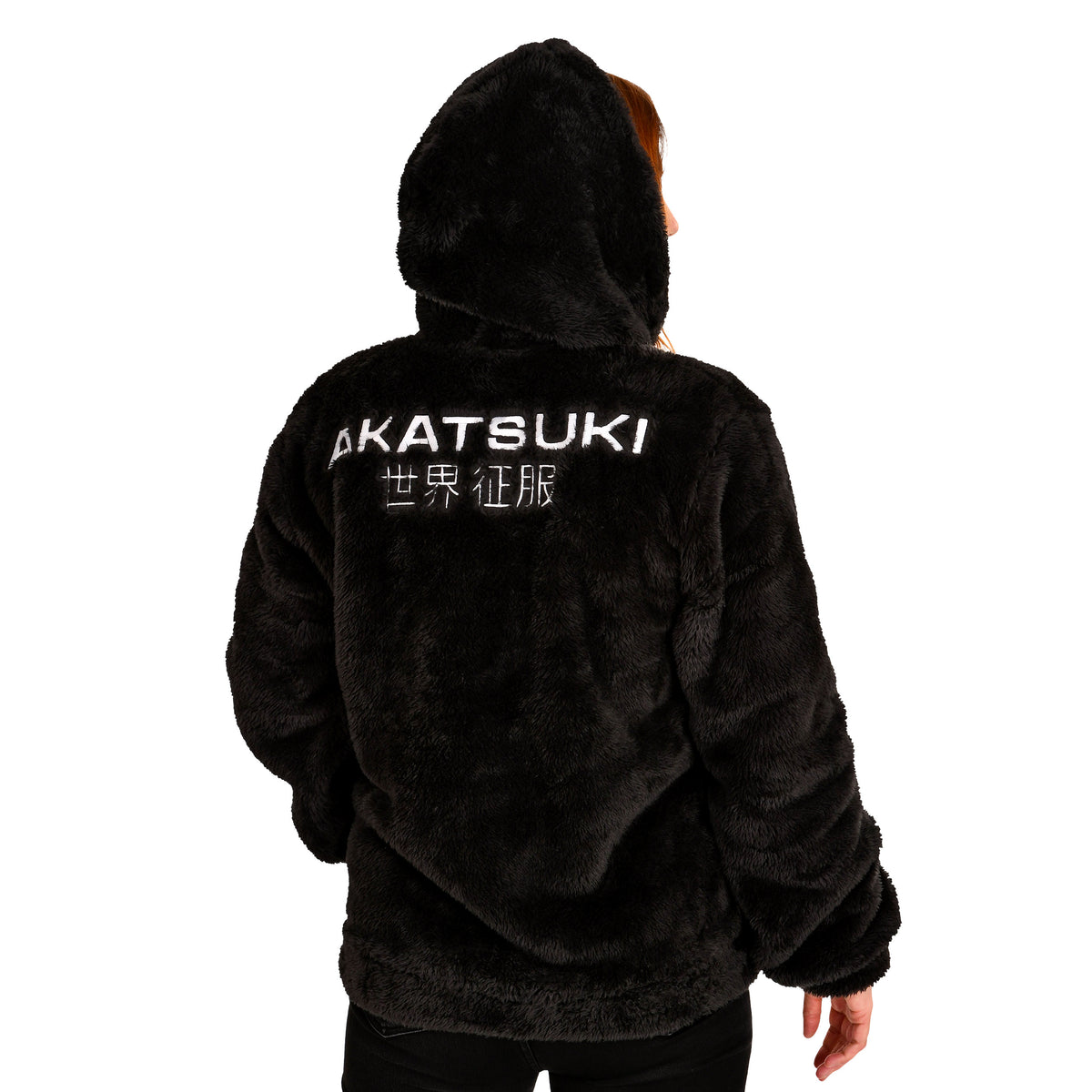 Produktbild Naruto - Akatsuki Plyschjacka med Huva svart