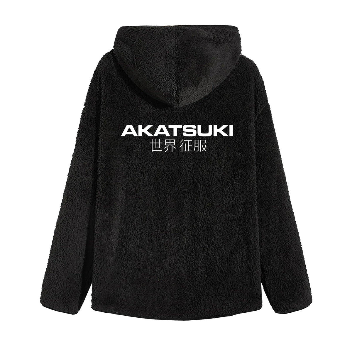 Produktbild Naruto - Akatsuki Plyschjacka med Huva svart