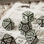 Produktbild Harry Potter - Slytherin RPG Tärningsset 7-delat grönt