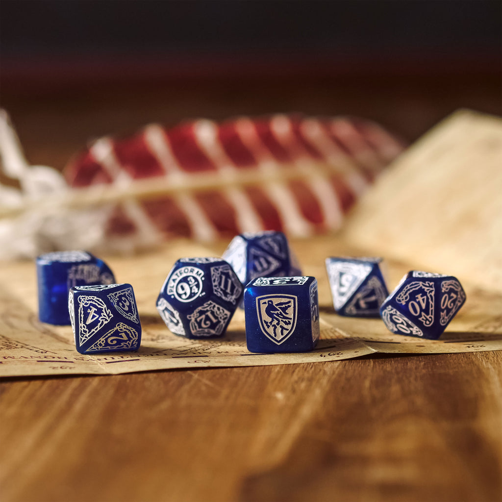 Produktbild Harry Potter - Ravenclaw RPG Tärningsset 7-delad blå