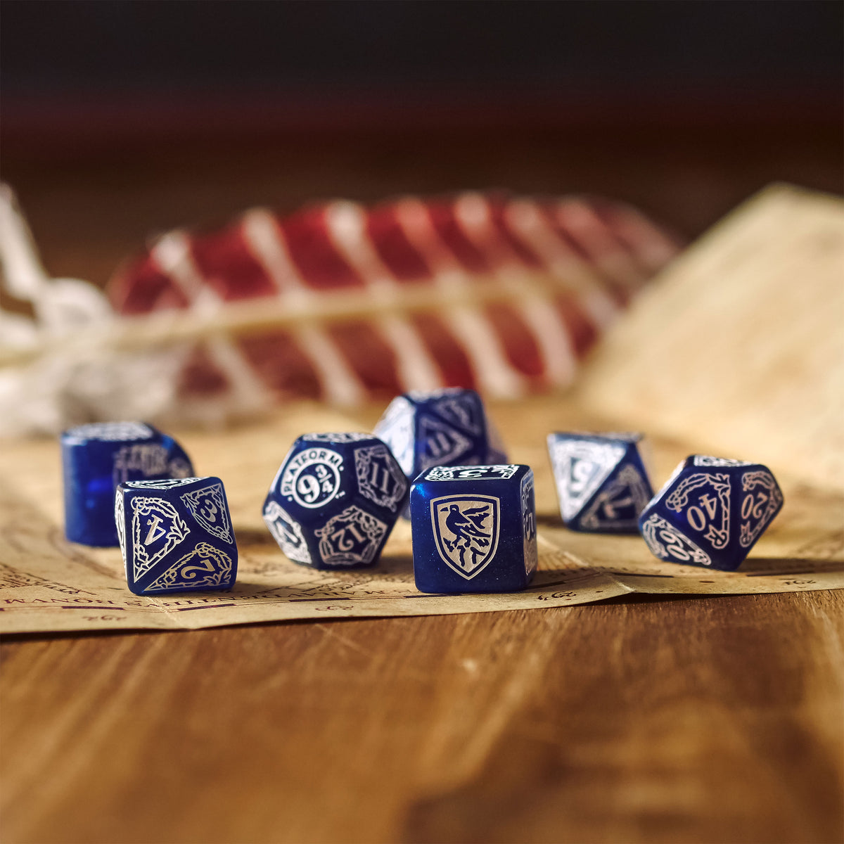 Produktbild Harry Potter - Ravenclaw RPG Tärningsset 7-delad blå