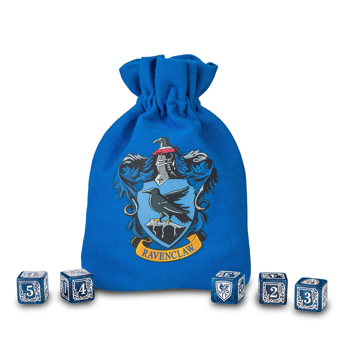 Produktbild Harry Potter - Ravenclaw RPG Tärningsset 5 delar med blå påse