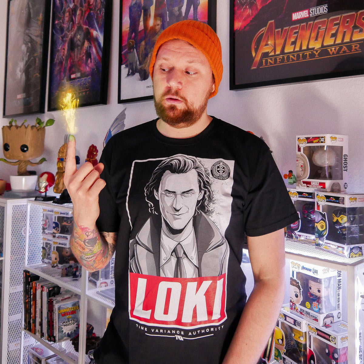 Produktbild Loki Square T-shirt svart