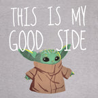 Produktbild Grogu Good Side Oversize T-shirt vit - Star Wars The Mandalorian
