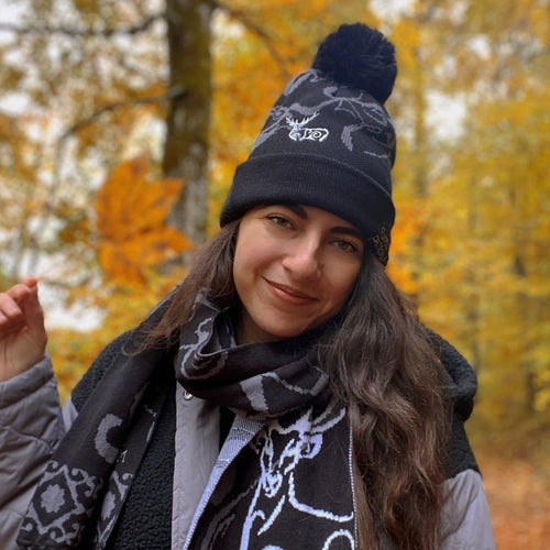 Produktbild Harry Potter - Expecto Patronum mössa med tofs svart