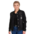 Produktbild Wednesday - Svart jeansjacka Nevermore Academy