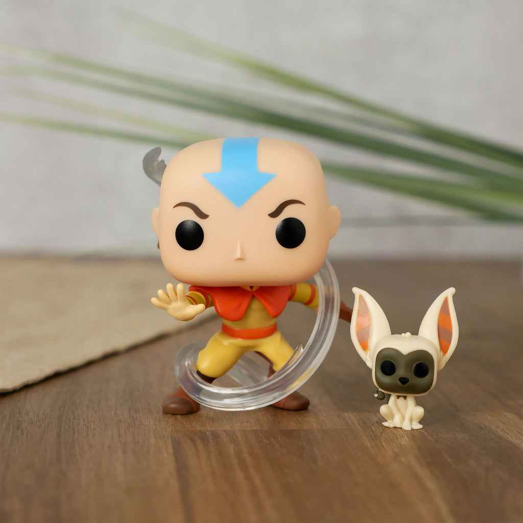 Produktbild Avatar: The Last Airbender - Aang med Momo Funko Pop-figur