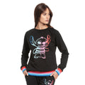 Produktbild Lilo & Stitch - Rainbow Stitch Tröja Dam svart