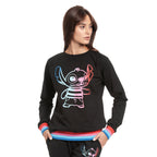 Produktbild Lilo & Stitch - Rainbow Stitch Tröja Dam svart
