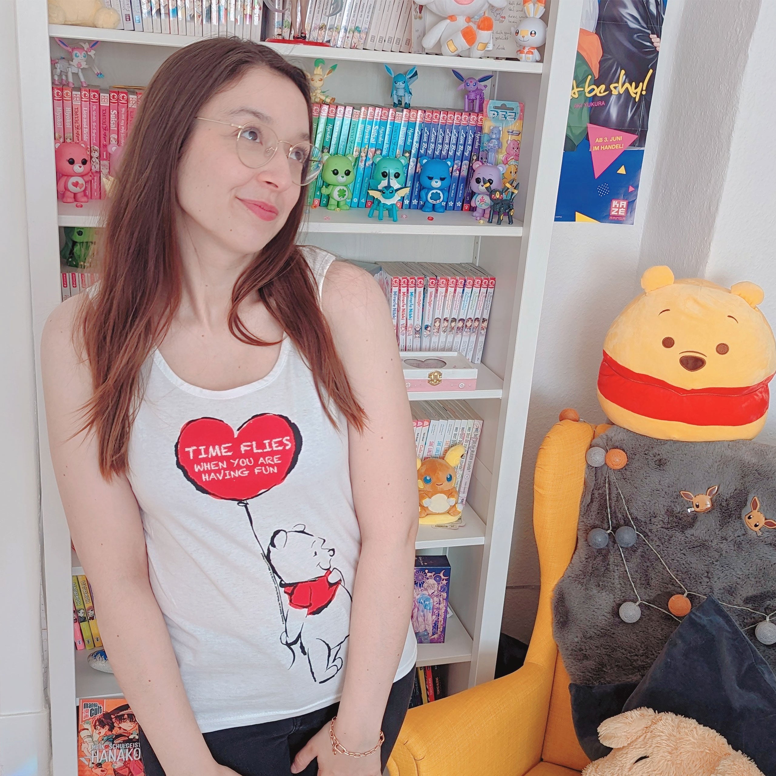 Produktbild Nalle Puh - Time Flies Tank Top dam vit