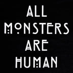 Produktbild American Horror Story - Alla monster är människor T-shirt dam loose fit svart