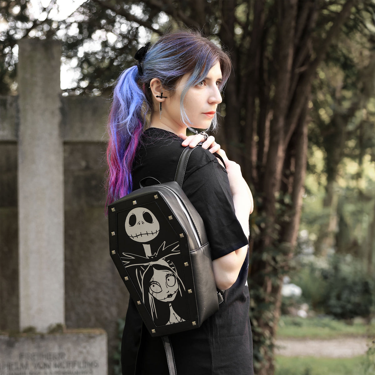 Produktbild Nightmare Before Christmas - Jack & Sally ryggsäck svart