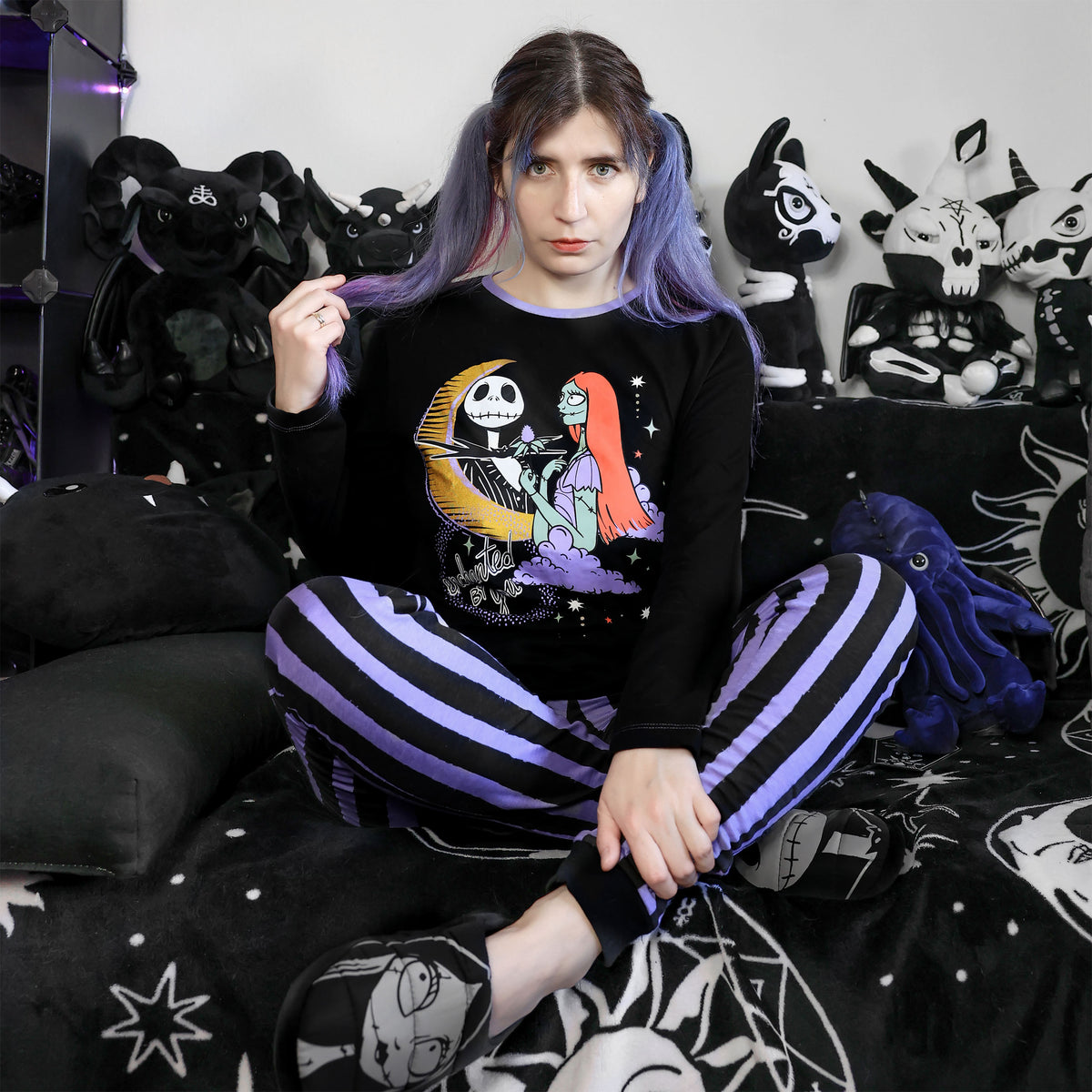 Produktbild Jack och Sally Pyjamas - Nightmare Before Christmas