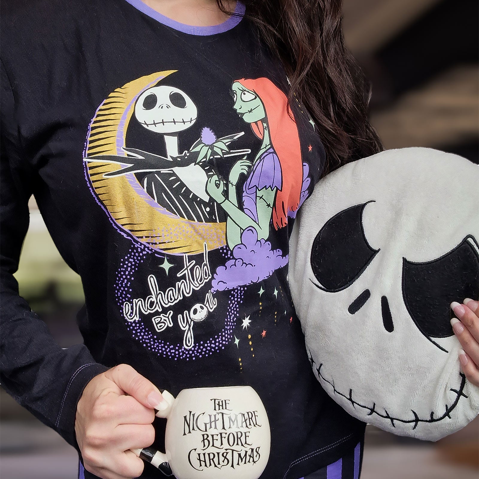 Produktbild Jack och Sally Pyjamas - Nightmare Before Christmas