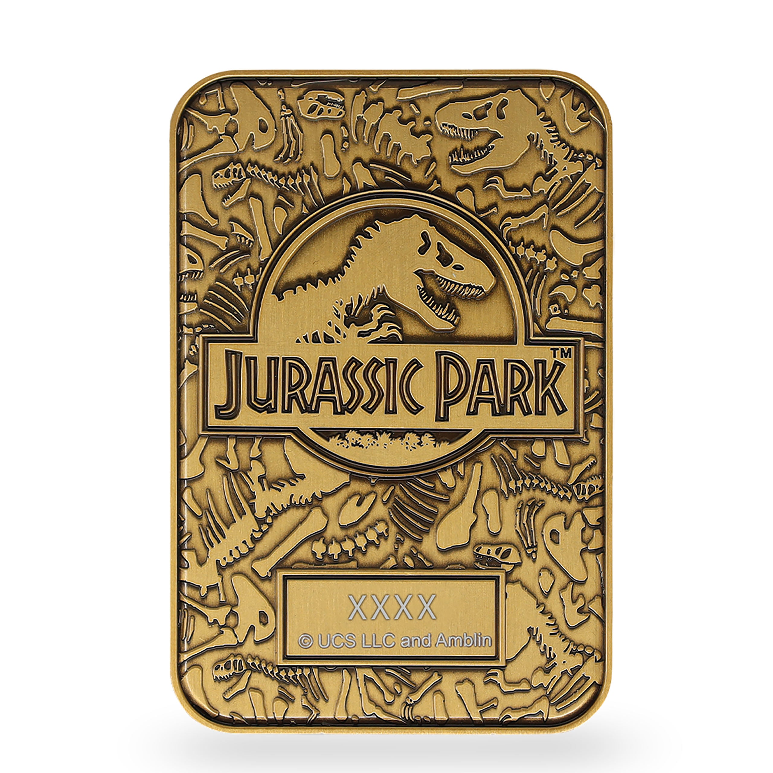 Produktbild Jurassic Park - Myggan i bärnsten metallstång replika begränsad upplaga