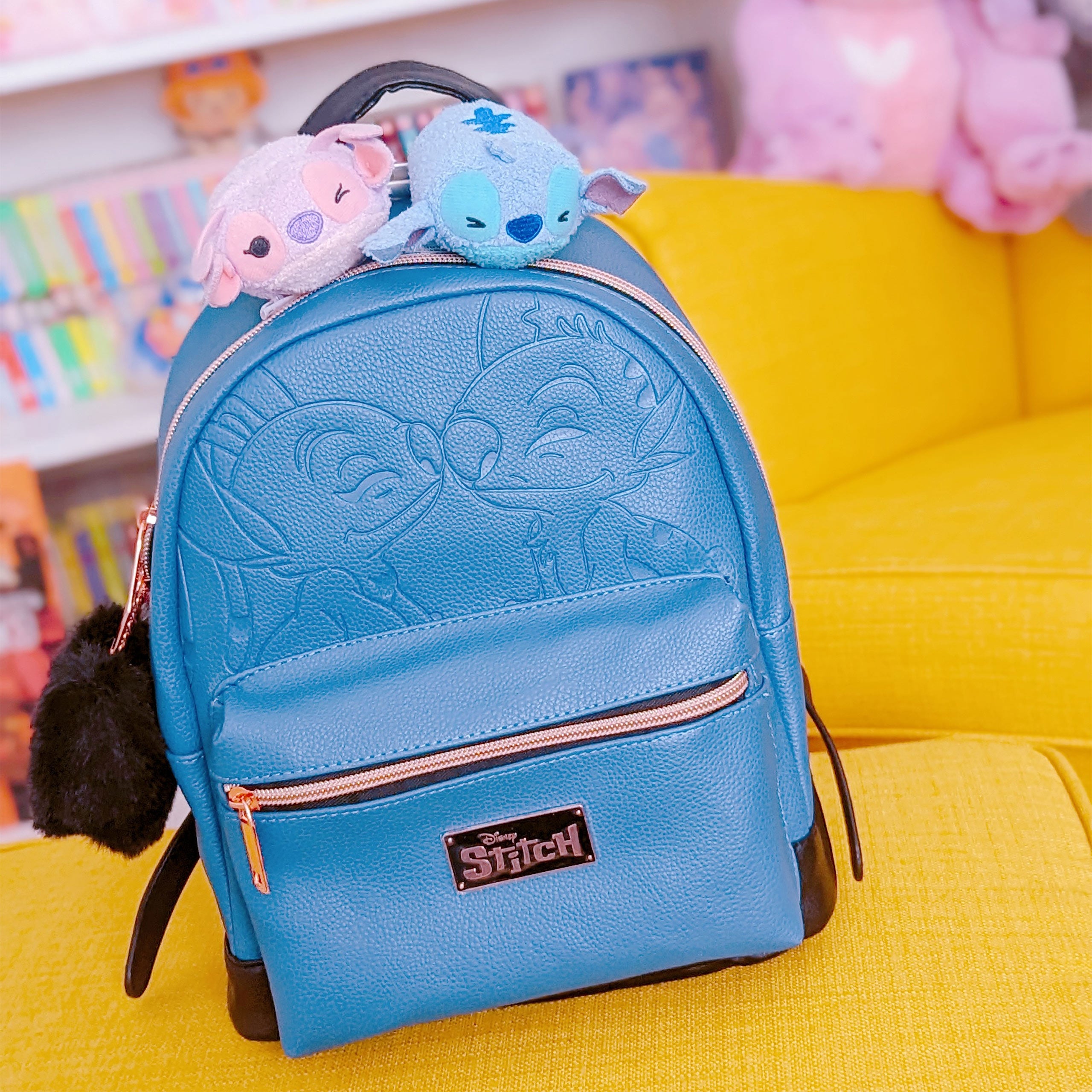 Produktbild Lilo & Stitch - Angel och Stitch Mini Ryggsäck blå