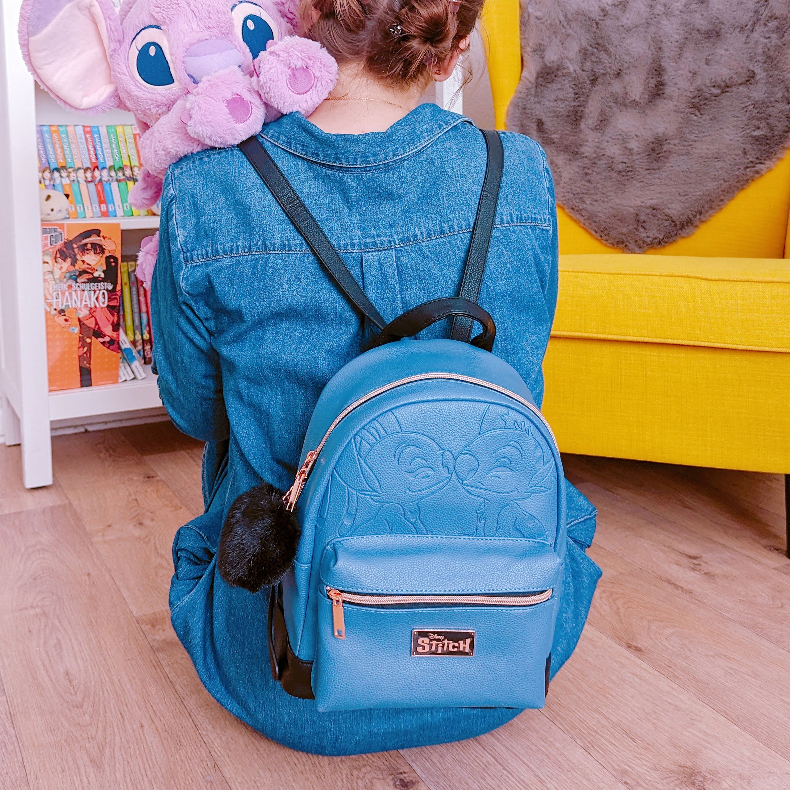 Produktbild Lilo & Stitch - Angel och Stitch Mini Ryggsäck blå