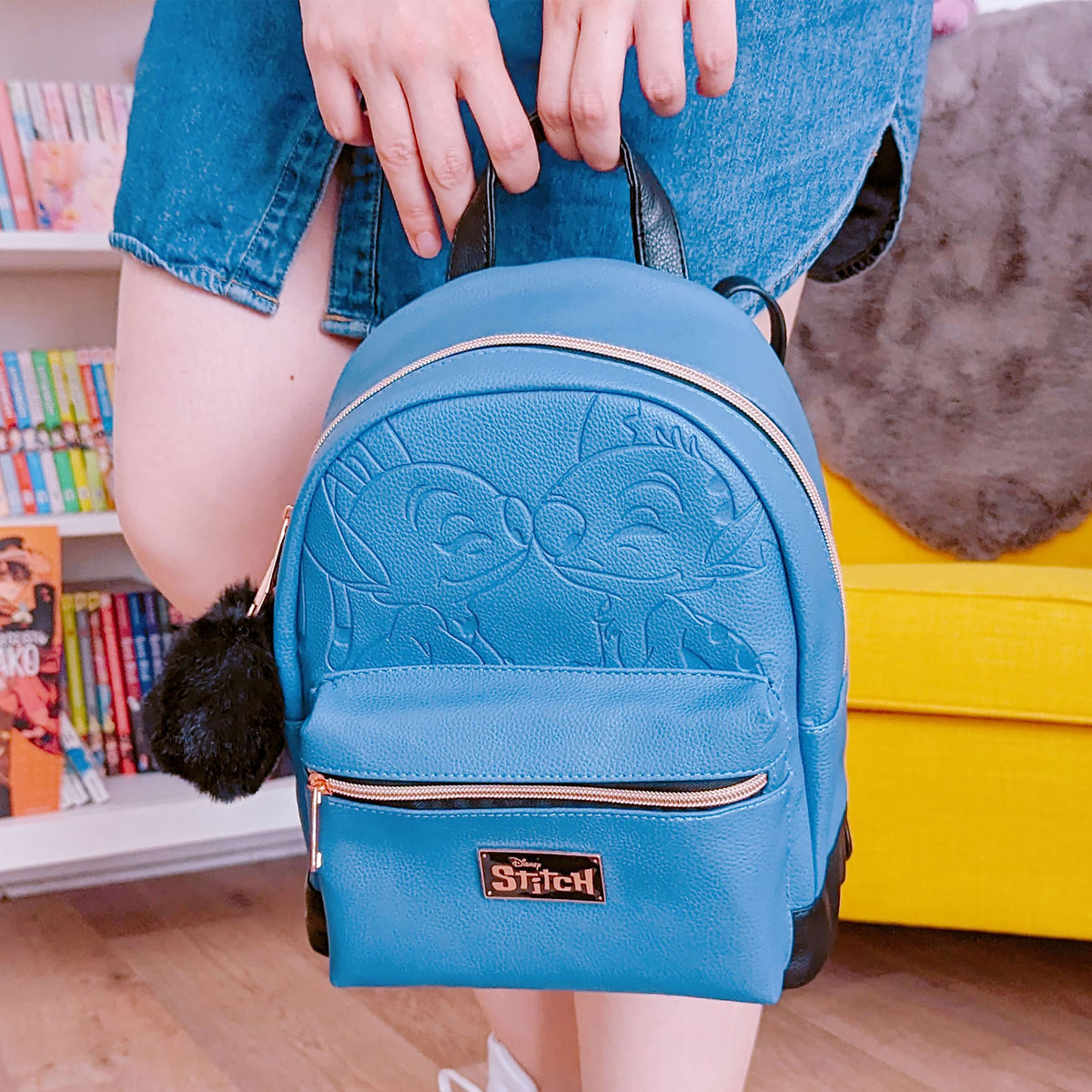 Produktbild Lilo & Stitch - Angel och Stitch Mini Ryggsäck blå