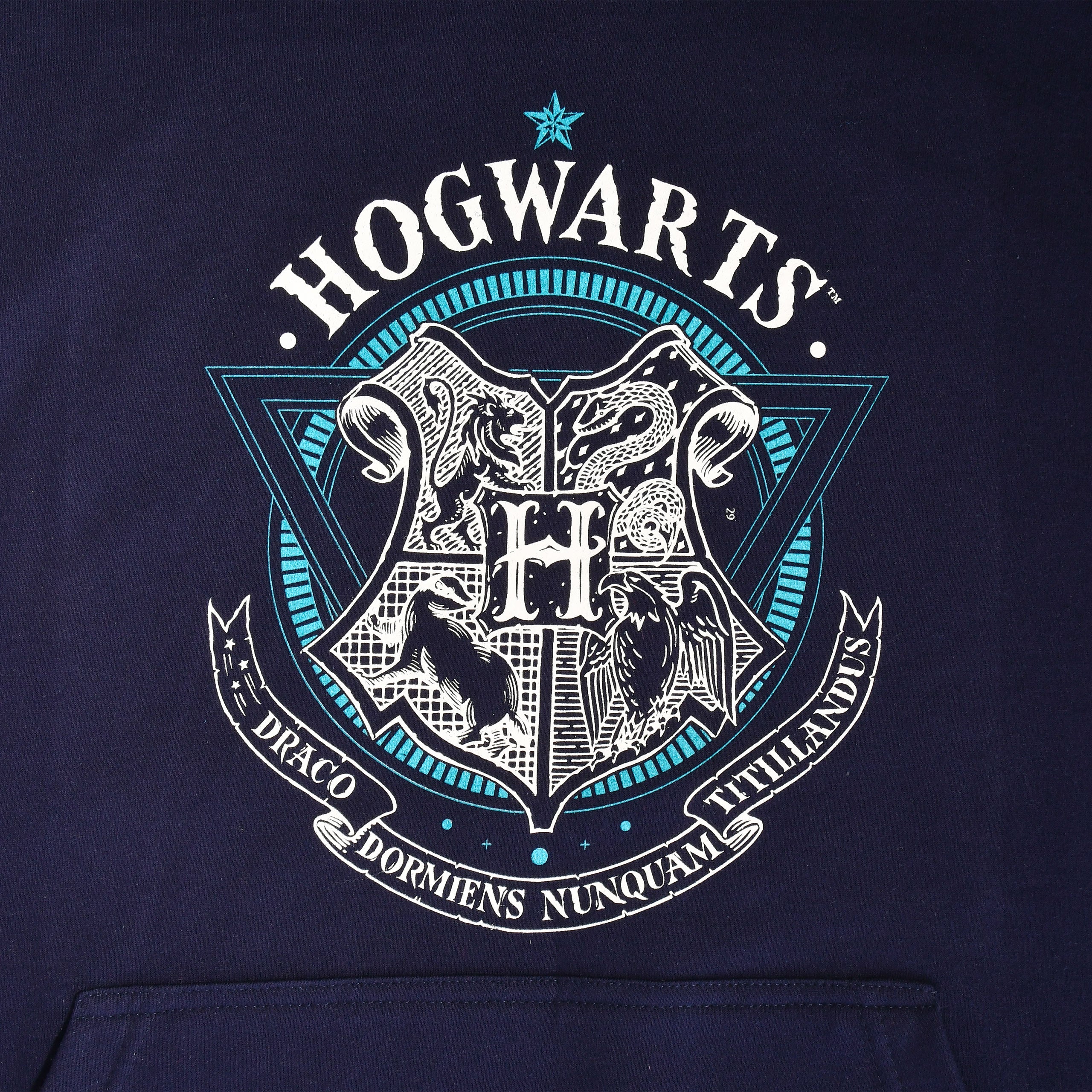 Produktbild Harry Potter - Hogwarts School of Witchcraft Hoodie blå