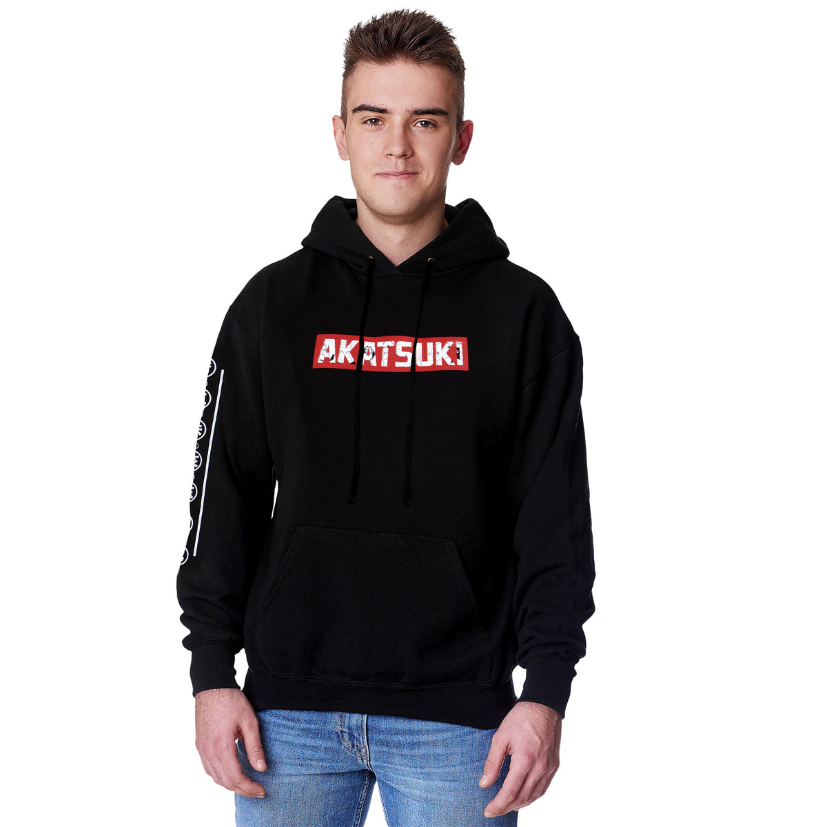 Produktbild Naruto Shippuden - Akatsuki Hoodie svart