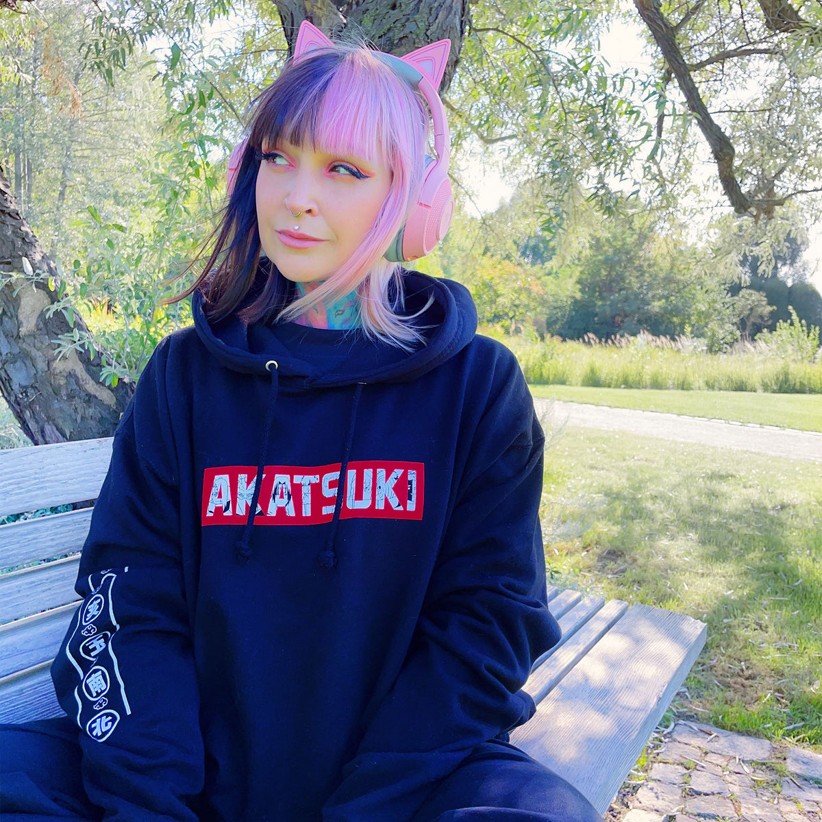 Produktbild Naruto Shippuden - Akatsuki Hoodie svart