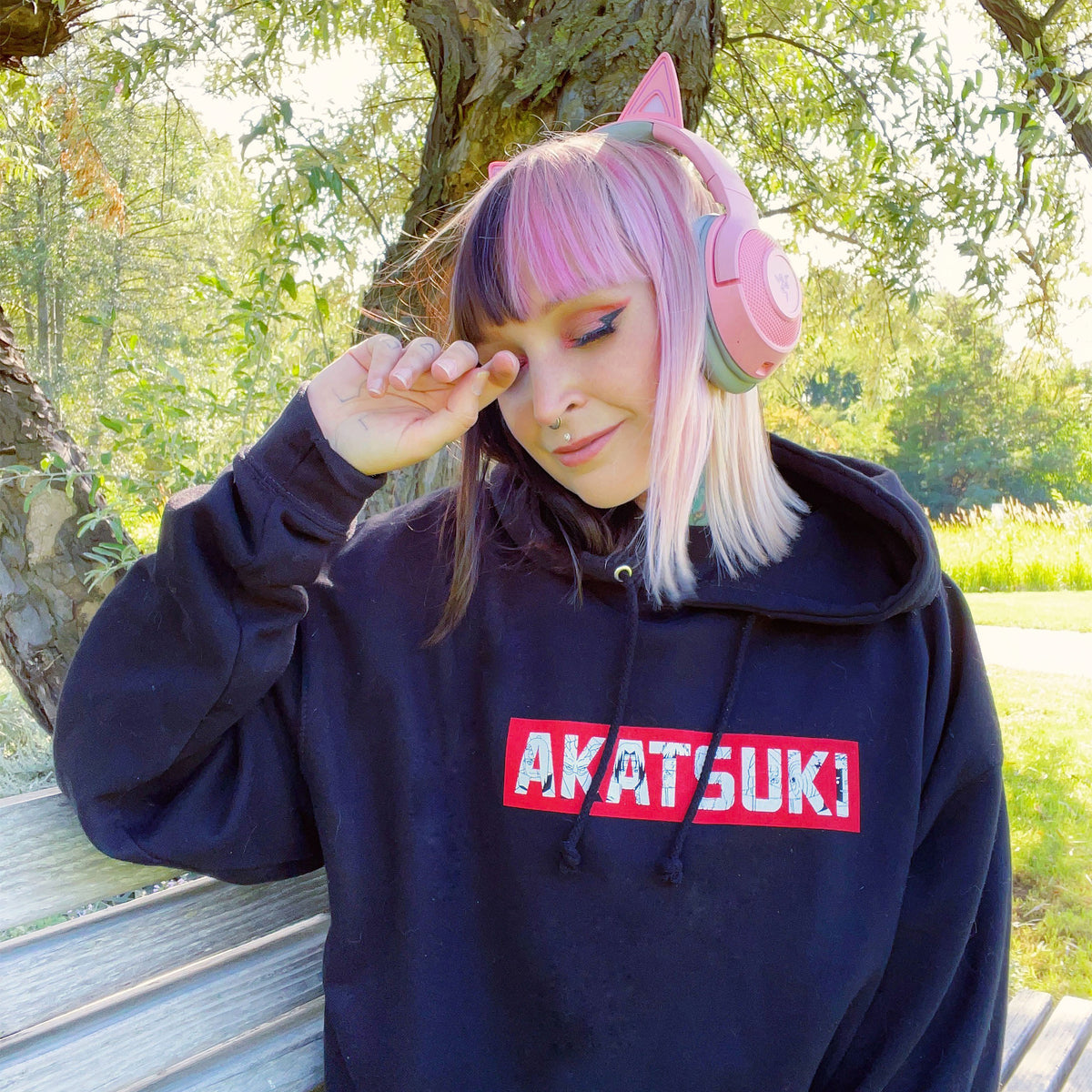 Produktbild Naruto Shippuden - Akatsuki Hoodie svart
