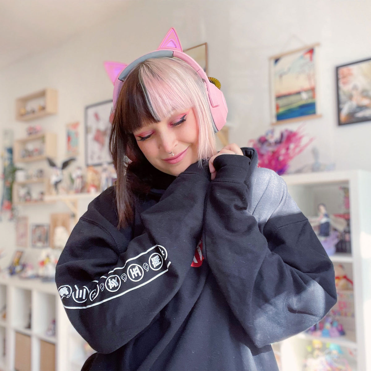 Produktbild Naruto Shippuden - Akatsuki Hoodie svart