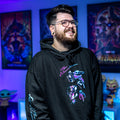 Produktbild Mando och Grogu Hoodie svart - Star Wars The Mandalorian