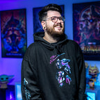 Produktbild Mando och Grogu Hoodie svart - Star Wars The Mandalorian