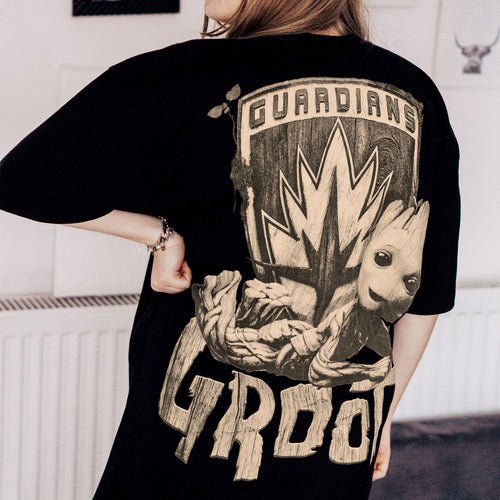 Produktbild Guardians of the Galaxy - Groot Oversize T-shirt svart