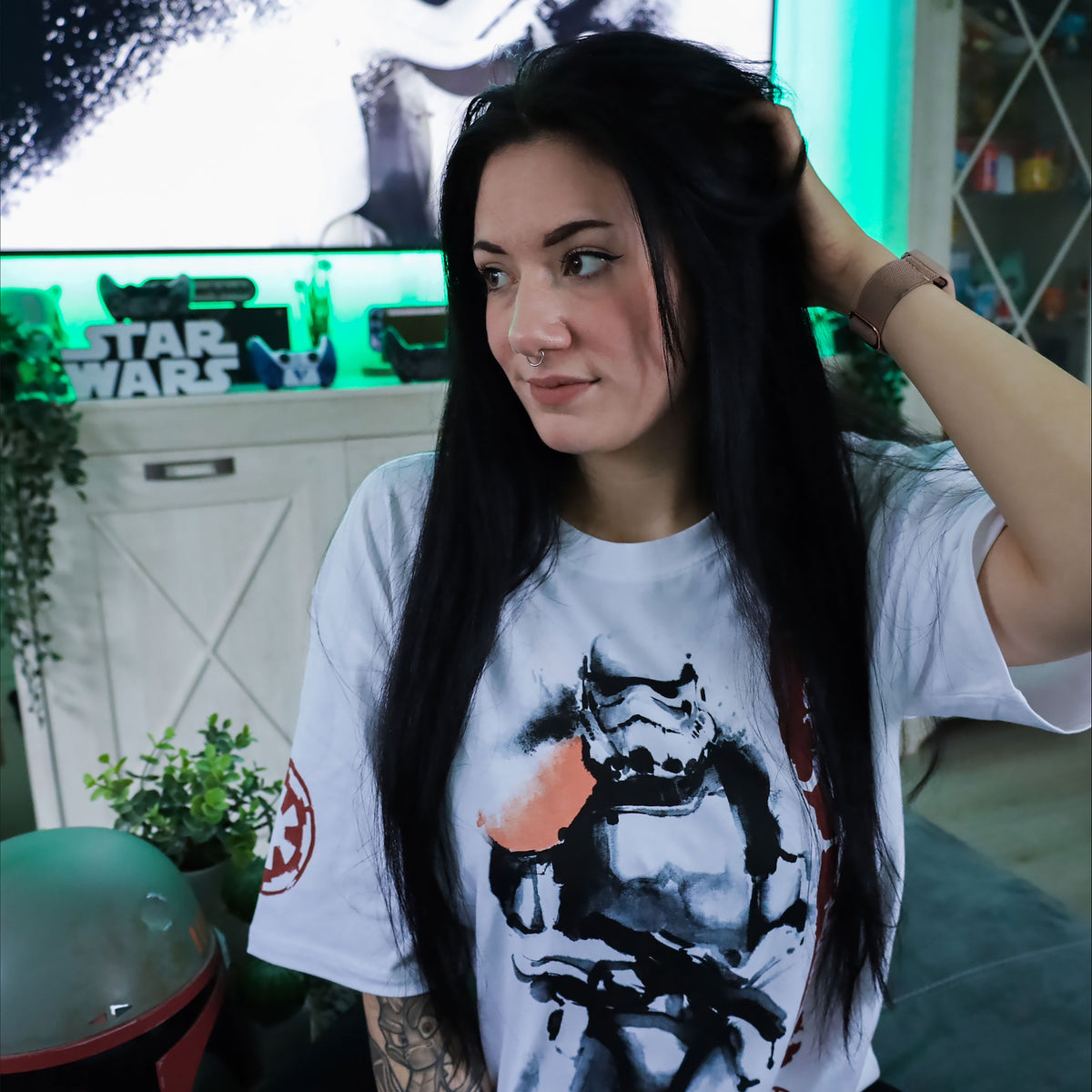 Produktbild Star Wars - Stormtrooper Oversize T-shirt vit