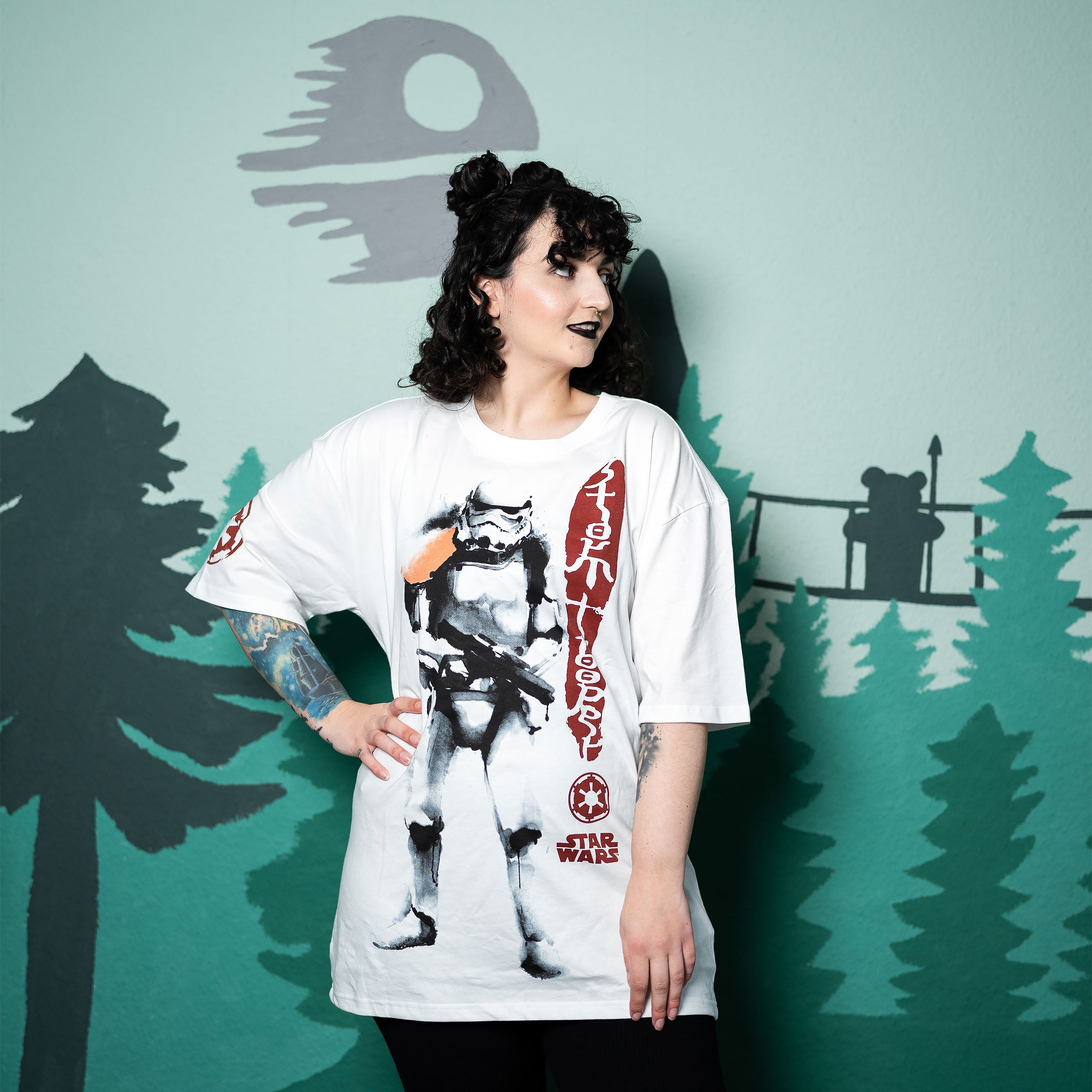 Produktbild Star Wars - Stormtrooper Oversize T-shirt vit