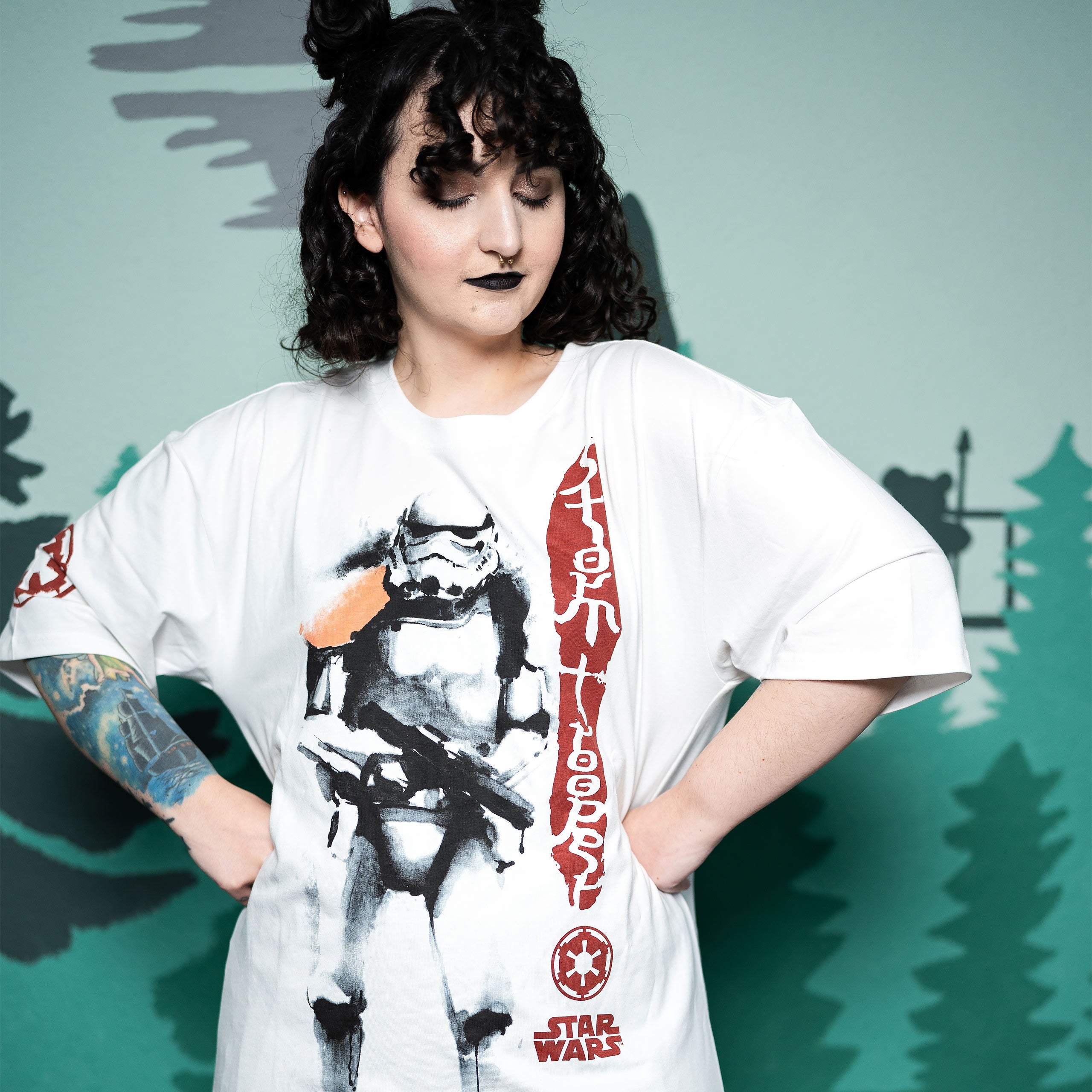 Produktbild Star Wars - Stormtrooper Oversize T-shirt vit