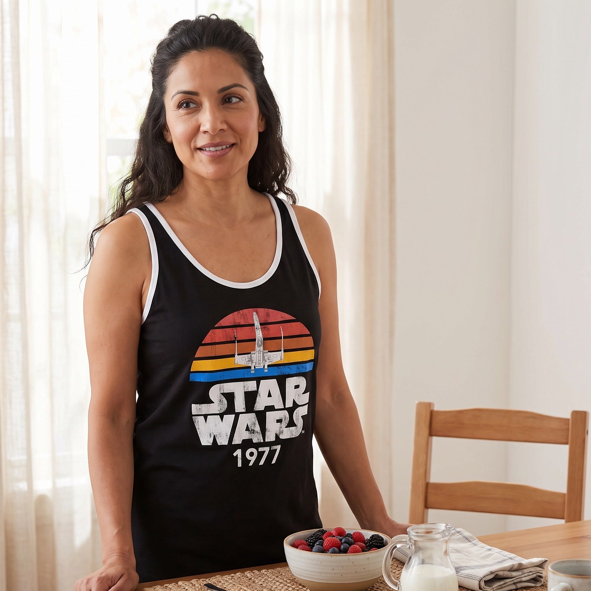 Produktbild Star Wars från 1977 Sliten Tanktop svart