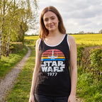 Produktbild Star Wars från 1977 Sliten Tanktop svart