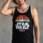 Produktbild Star Wars från 1977 Sliten Tanktop svart