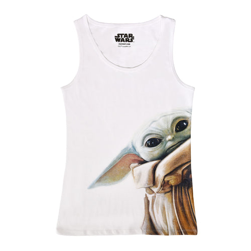 Produktbild Grogu Tank Top vit - Star Wars The Mandalorian