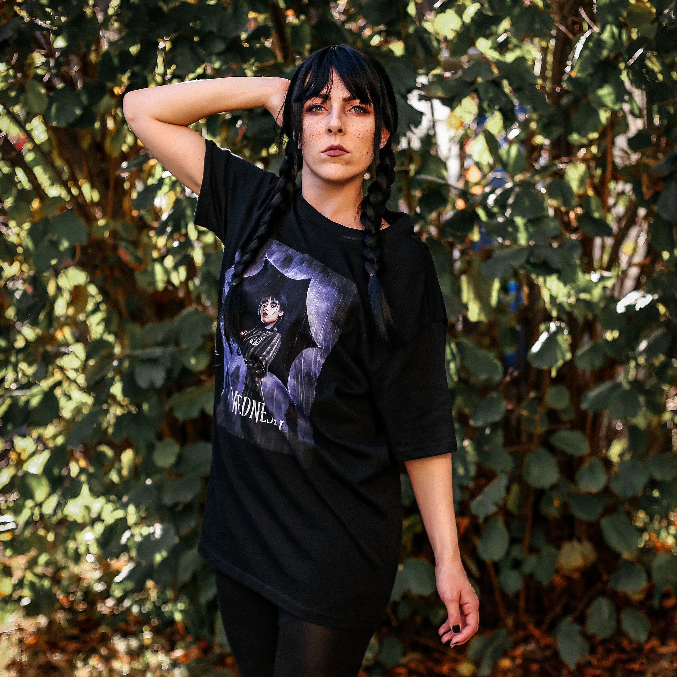 Produktbild Wednesday - Teaser Poster Oversize T-shirt svart