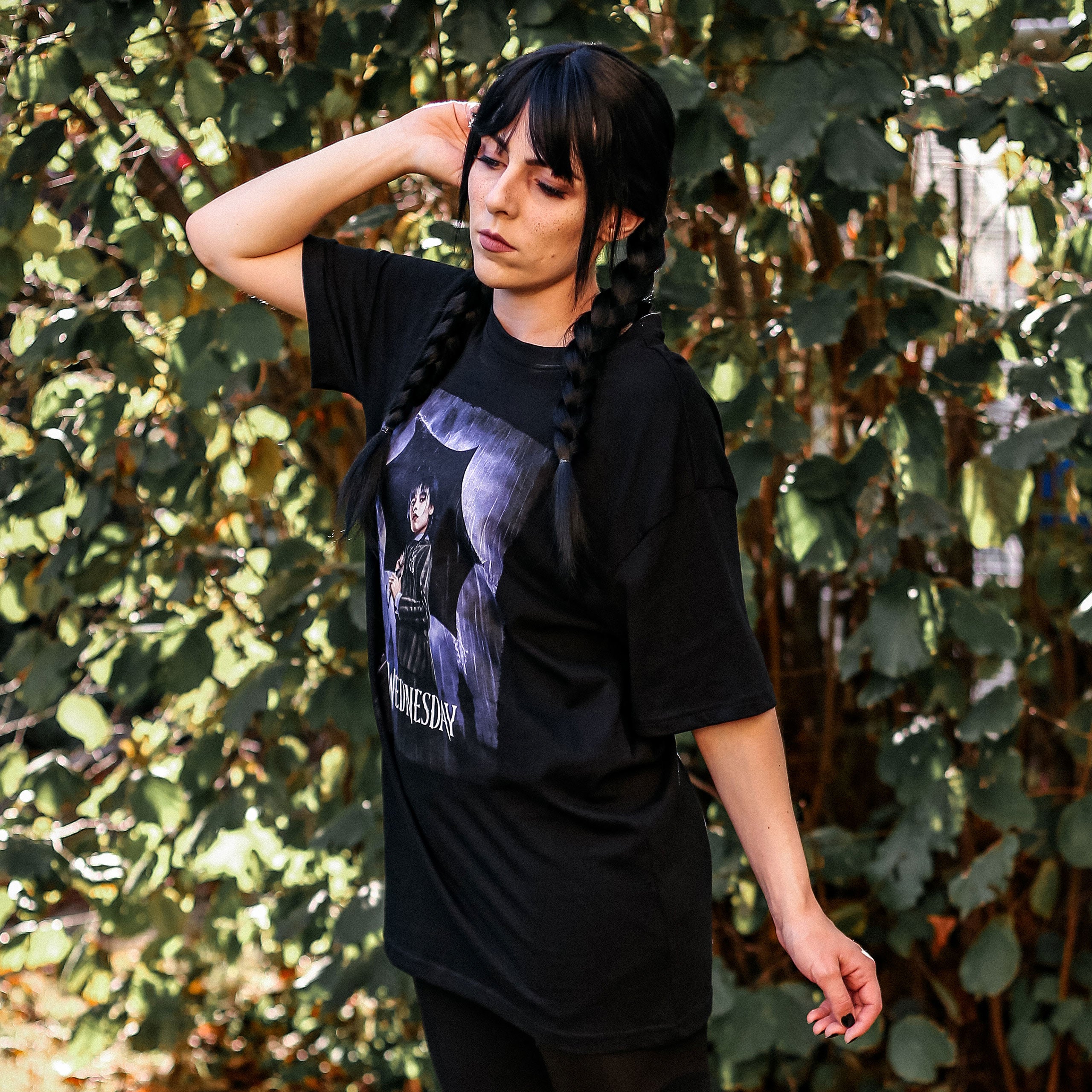 Produktbild Wednesday - Teaser Poster Oversize T-shirt svart