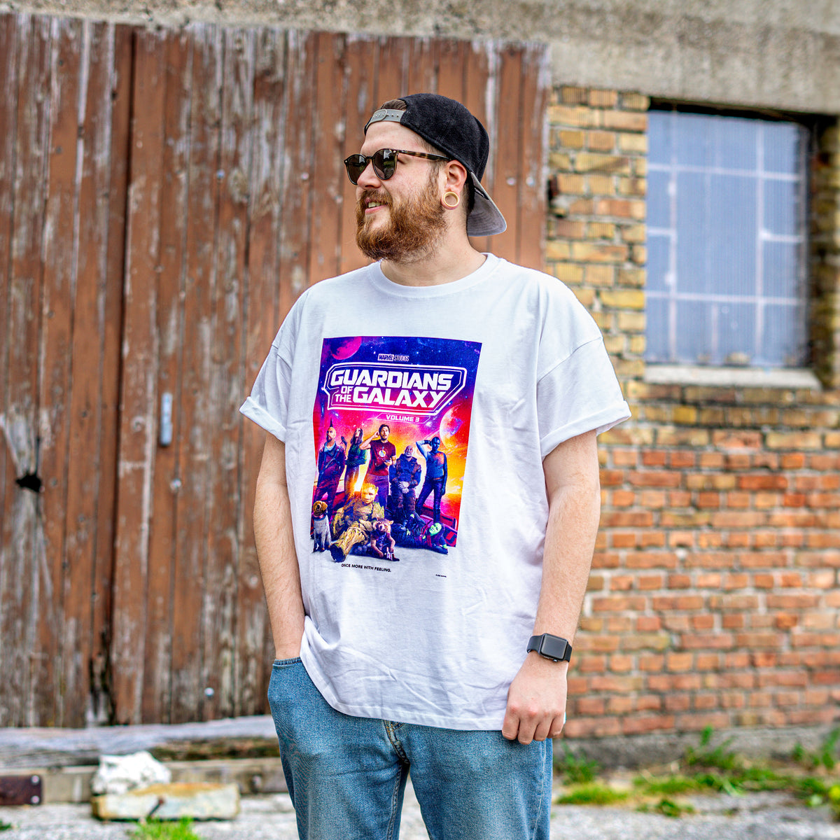 Produktbild Guardians of the Galaxy - Crew T-shirt vit
