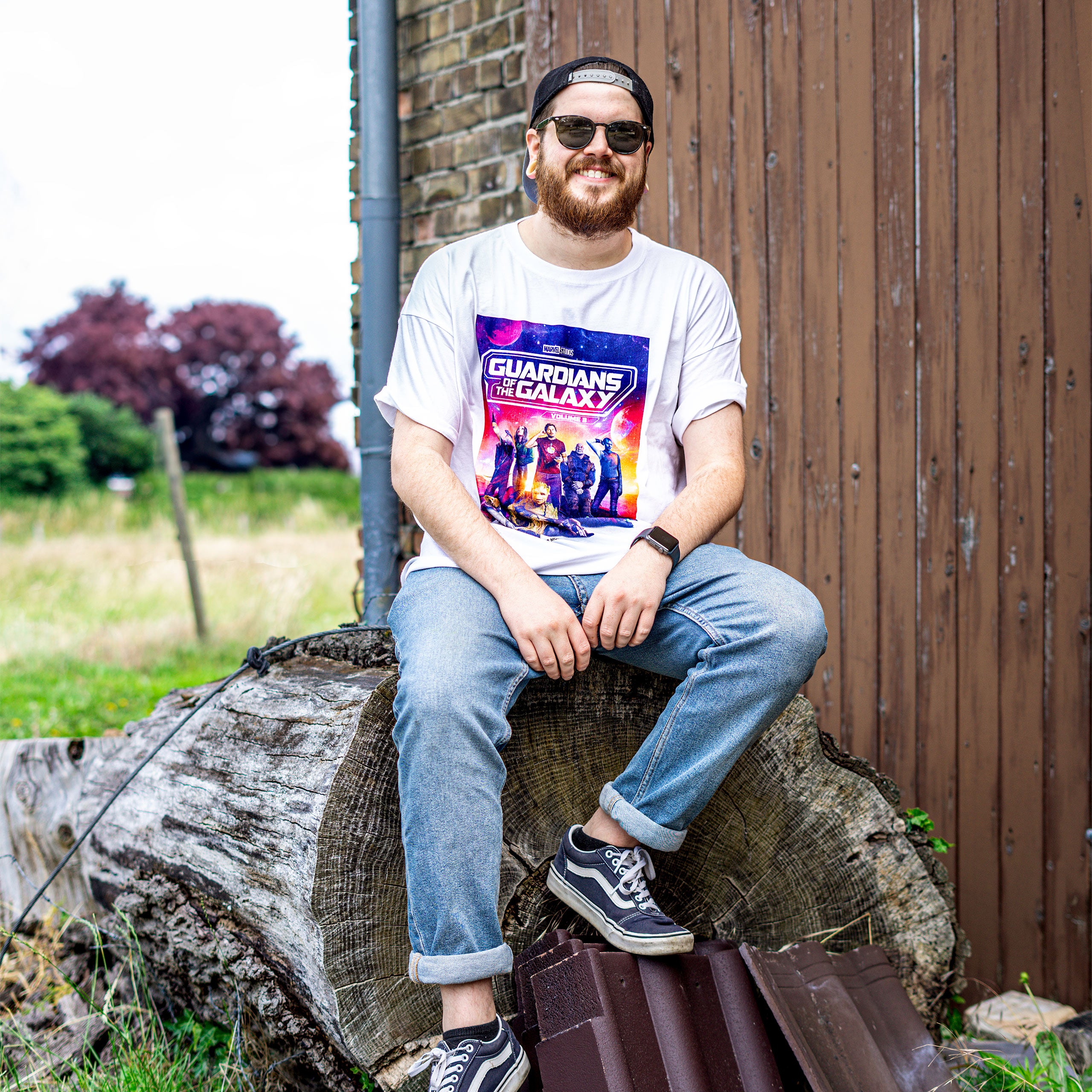 Produktbild Guardians of the Galaxy - Crew T-shirt vit