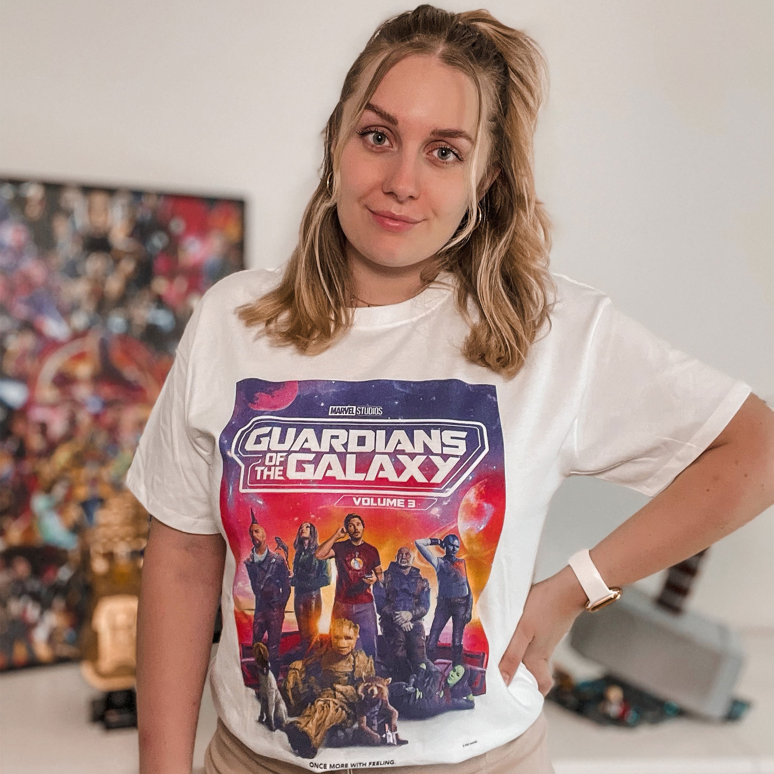 Produktbild Guardians of the Galaxy - Crew T-shirt vit